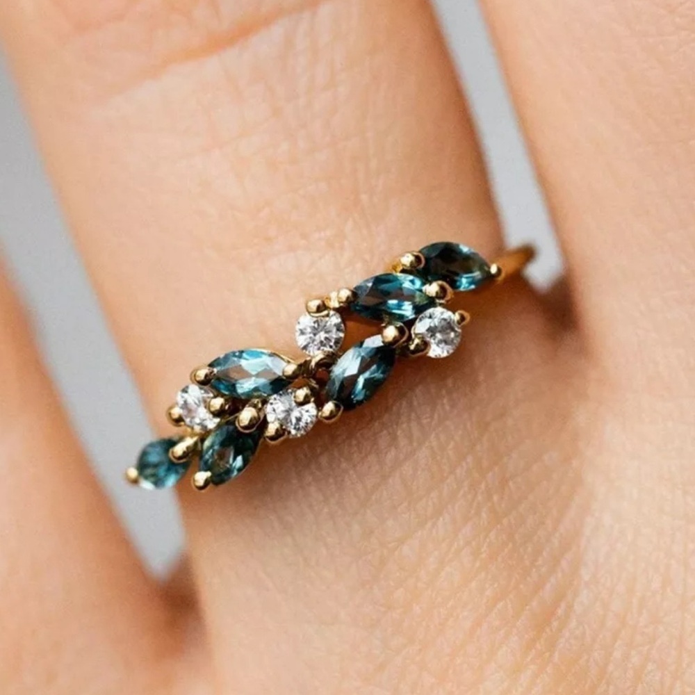 BRIDAL WEDDING RING ENEGAGMENT RING - Picture 8 of 10